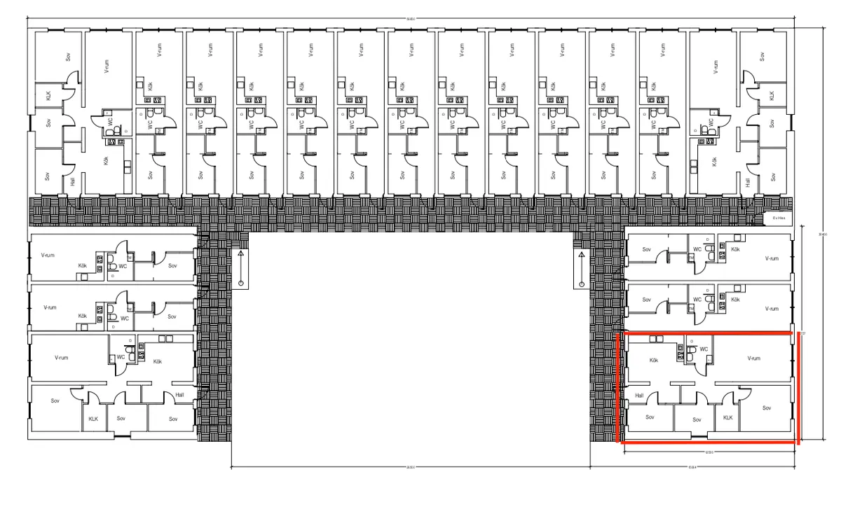 Hyreslägenhet på Skellefteå i skelleftea