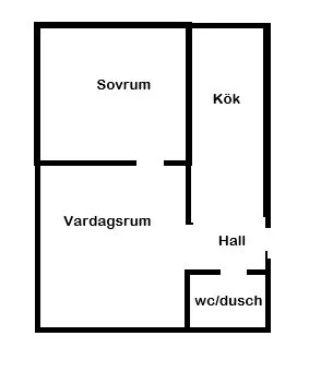 Hyreslägenhet på Täby i taby