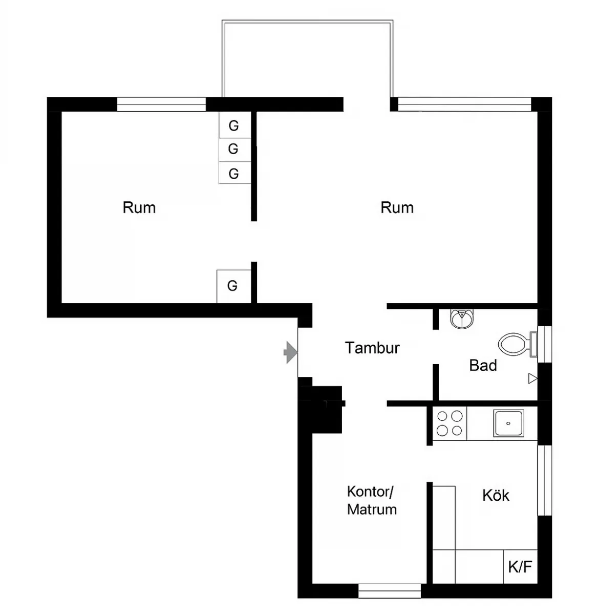 Hyreslägenhet på Stockholm i stockholm