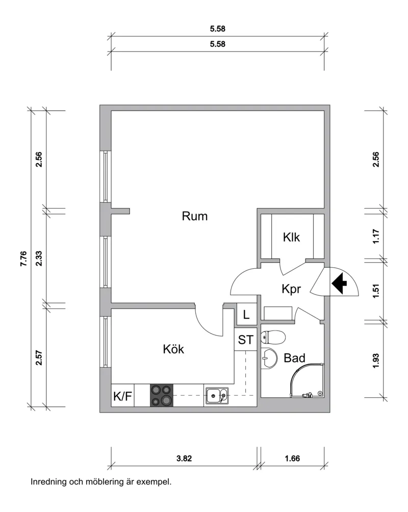Hyreslägenhet på Skövde i skovde