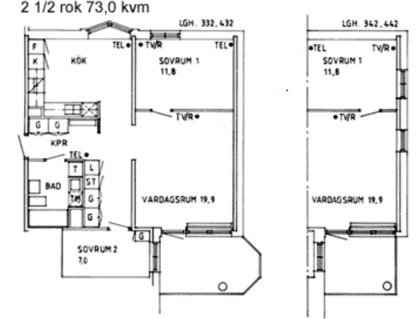 Hyreslägenhet på Umeå i umea