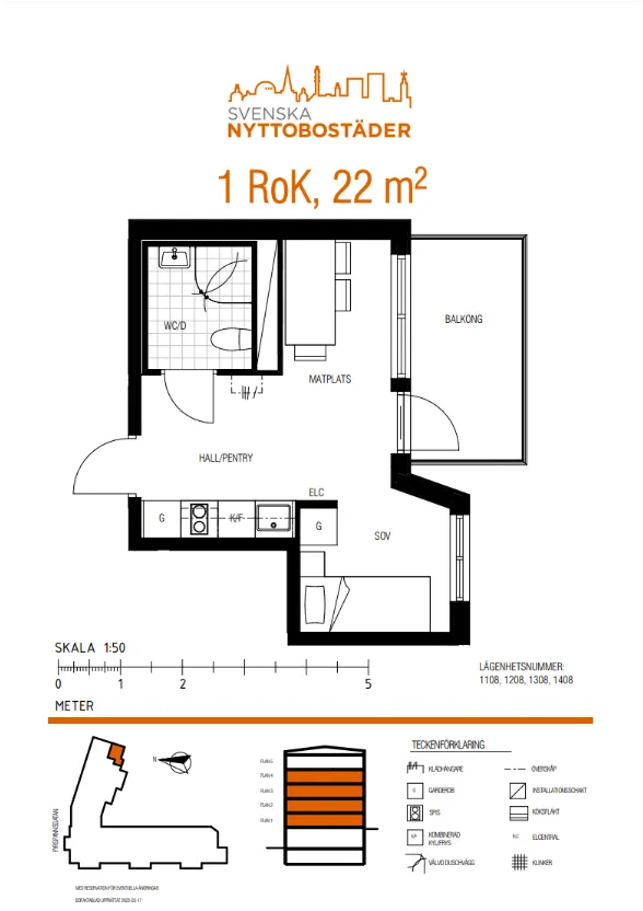 Hyreslägenhet på Hässelby i hasselby
