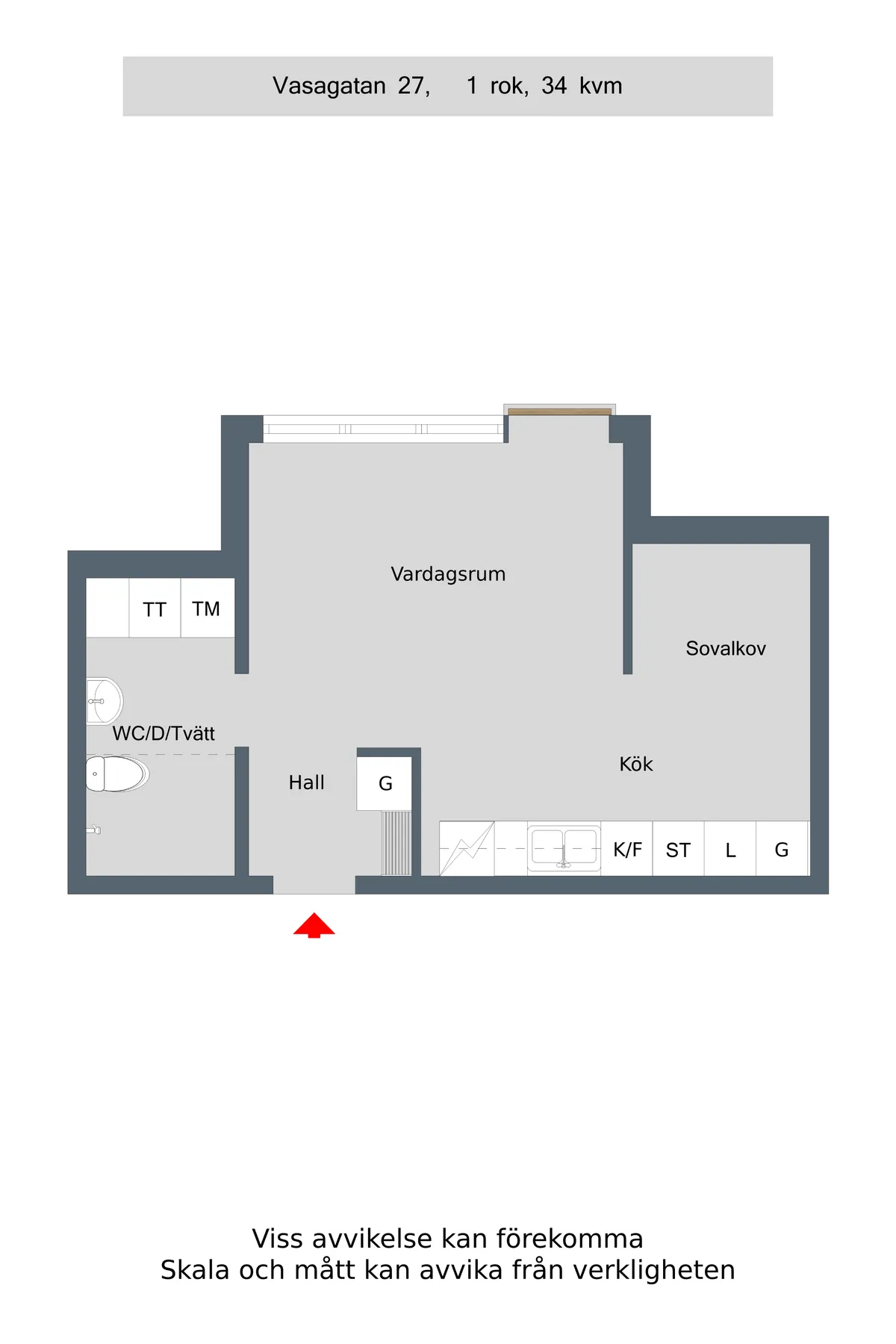 Hyreslägenhet på Tranås i tranas