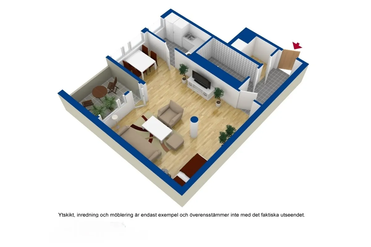 Hyreslägenhet på Västerås i vasteras