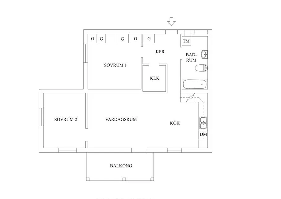 Hyreslägenhet på Märsta i marsta