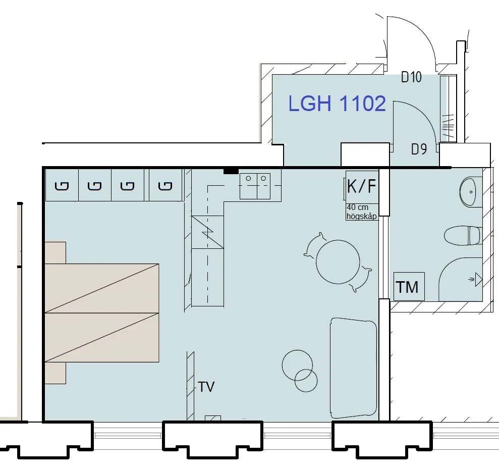 Hyreslägenhet på Karlskrona i karlskrona