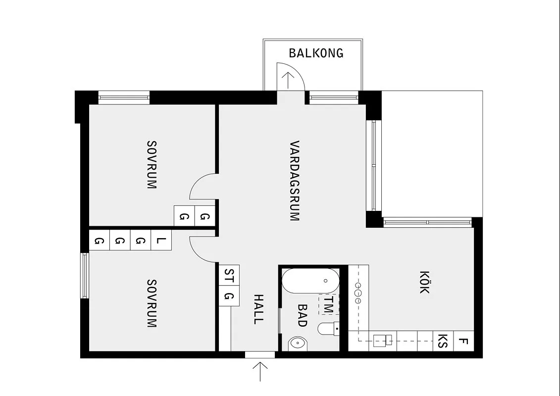 Hyreslägenhet på Tumba i tumba