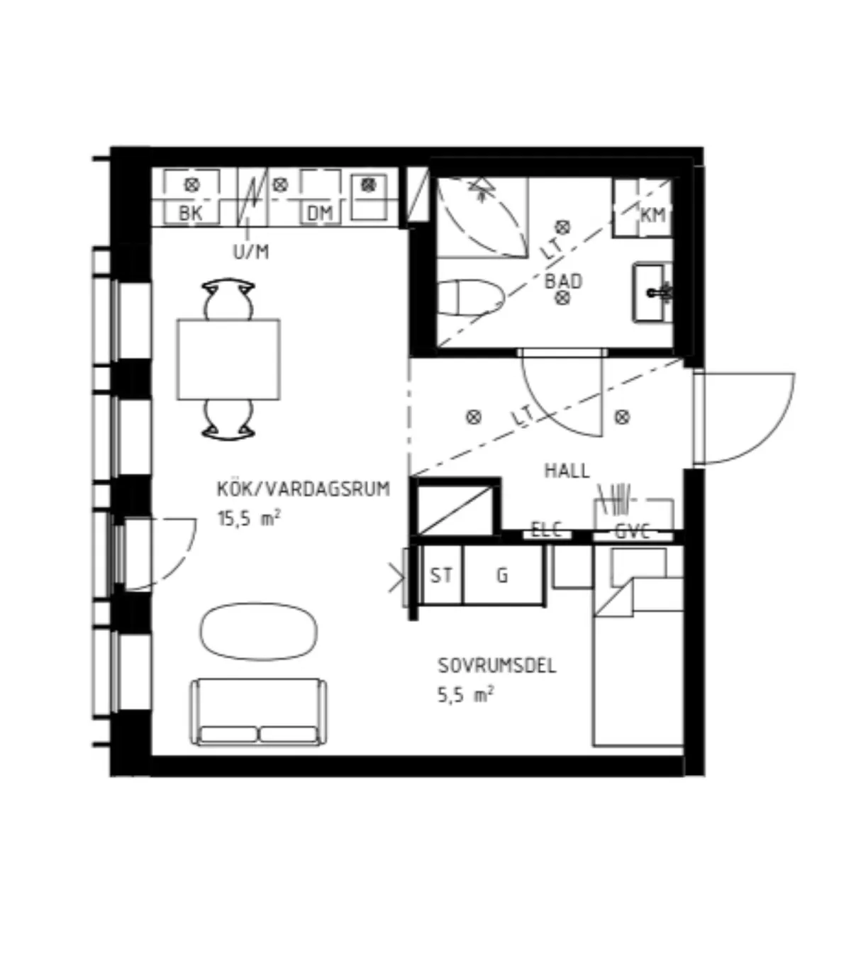 Hyreslägenhet på Solna i solna