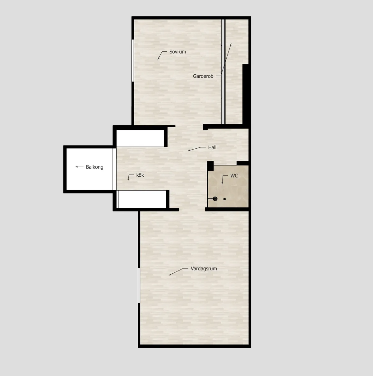 Hyreslägenhet på Stockholm i stockholm