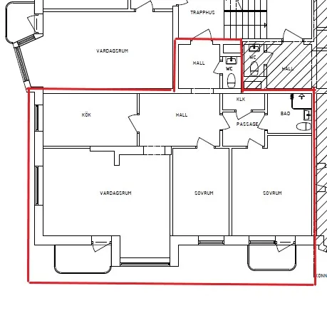 Hyreslägenhet på Borås i boras