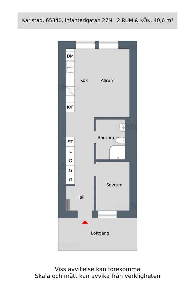 Hyreslägenhet på Karlstad i karlstad