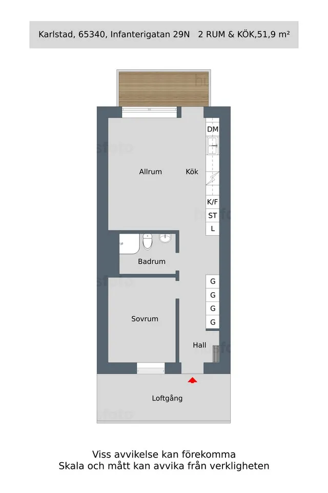 Hyreslägenhet på Karlstad i karlstad