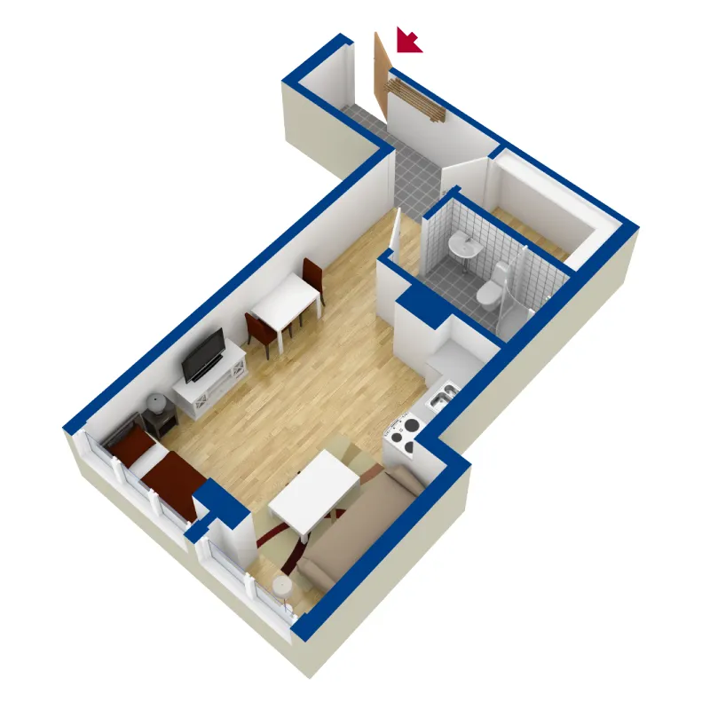 Hyreslägenhet på Halmstad i halmstad