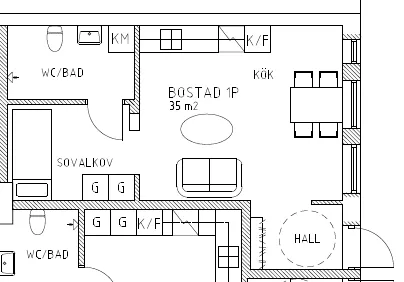 Hyreslägenhet på Lund i lund