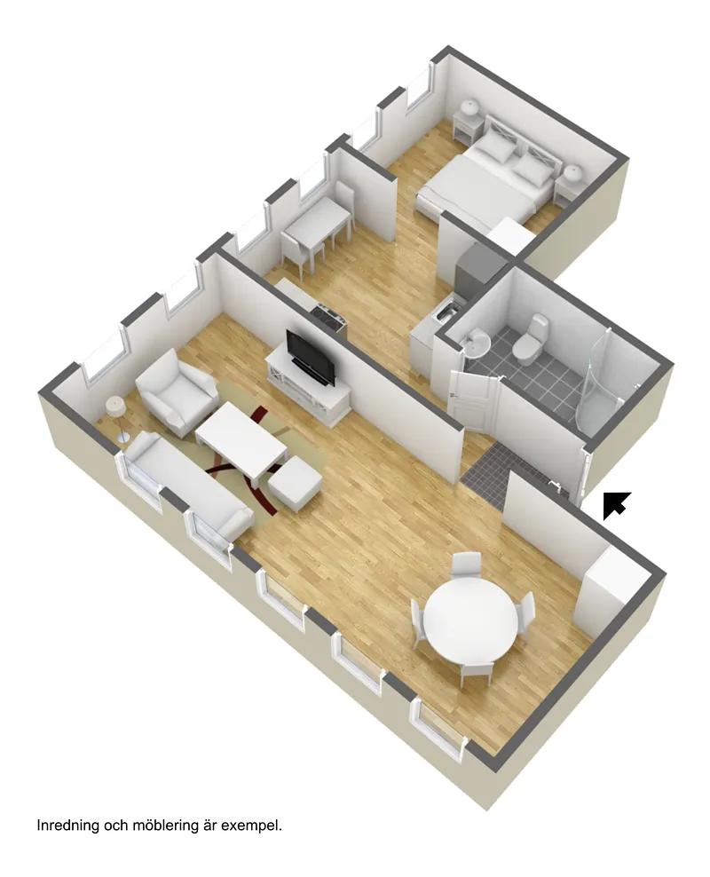 Hyreslägenhet på Borås i boras