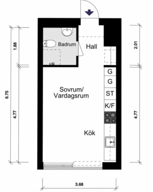 Hyreslägenhet på Sollentuna i sollentuna