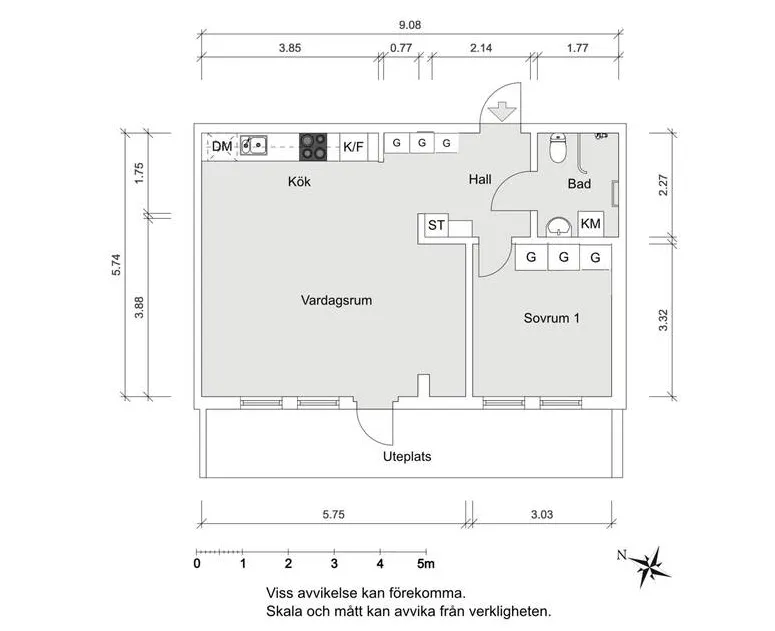 Hyreslägenhet på Stockholm i stockholm