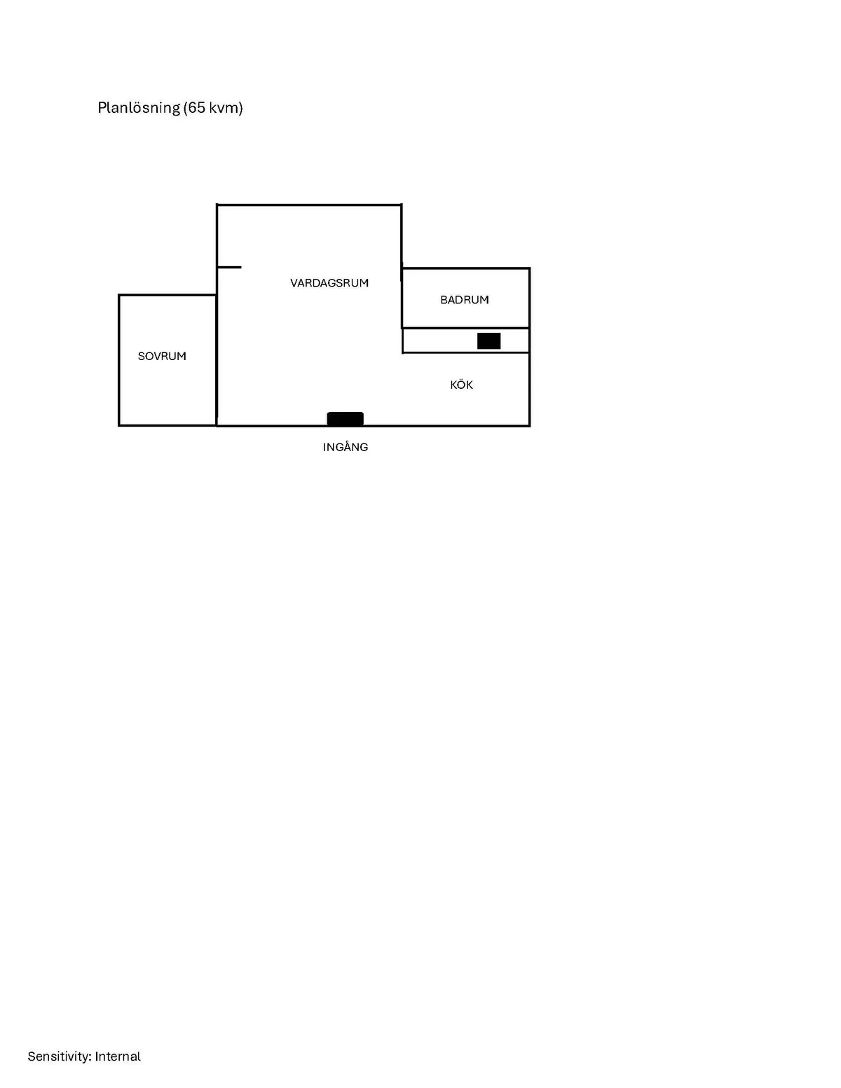 Hyreslägenhet på Floda i floda