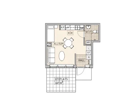 Hyreslägenhet på Vendelsö i vendelso