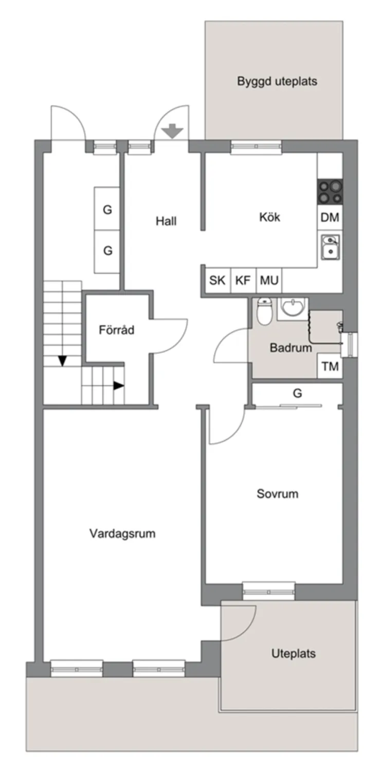 Hyreslägenhet på Västerås i vasteras
