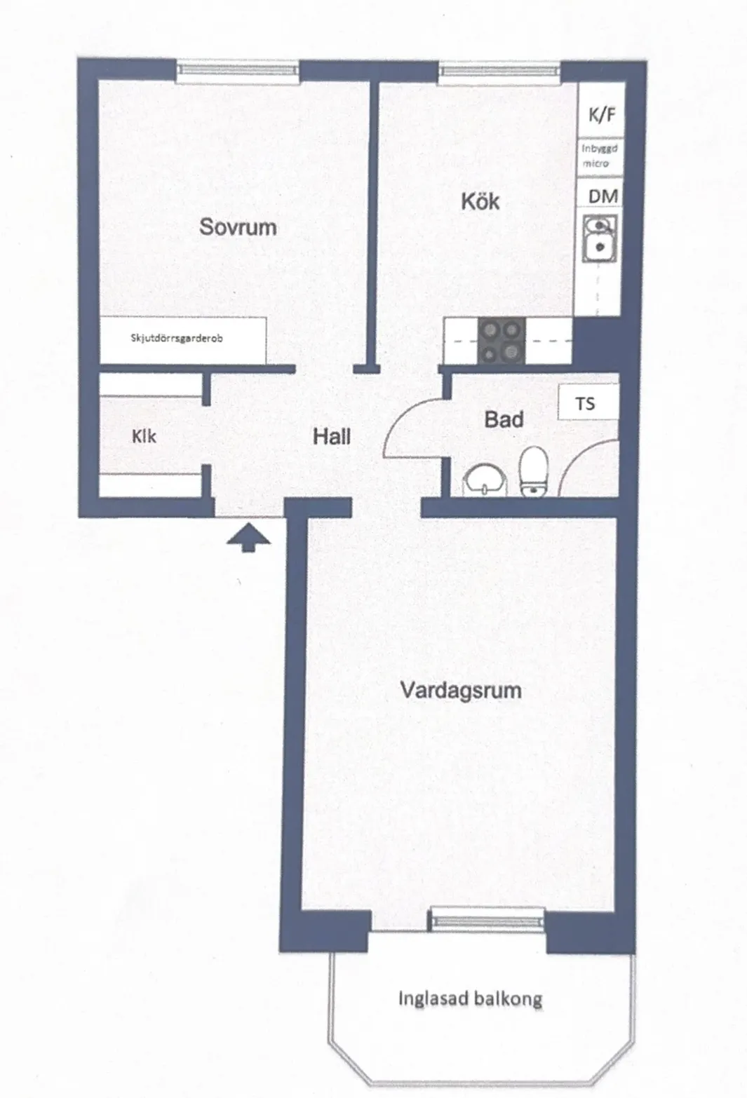 Hyreslägenhet på Västerås i vasteras