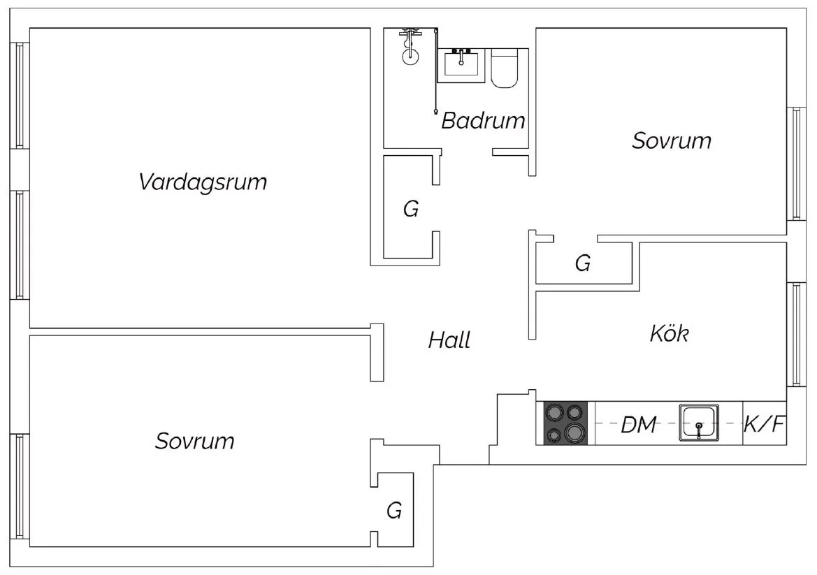 Hyreslägenhet på Malmö i malmo