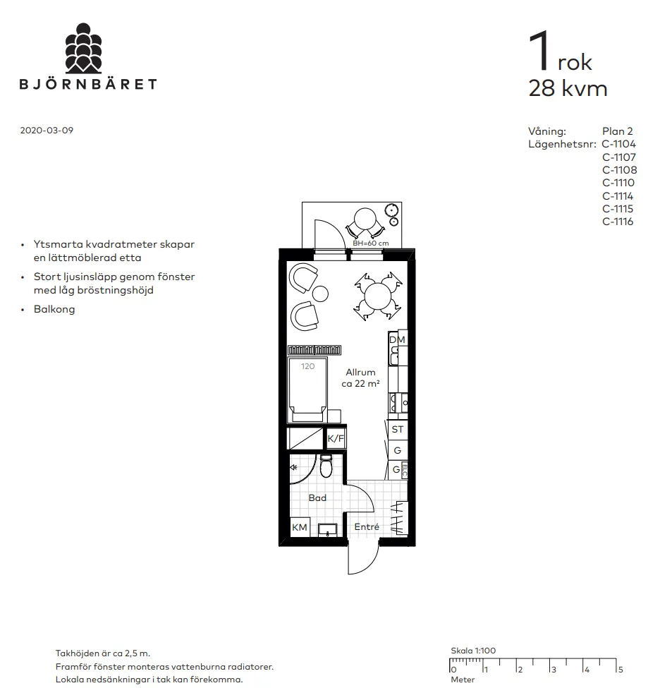 Hyreslägenhet på Kalmar i kalmar