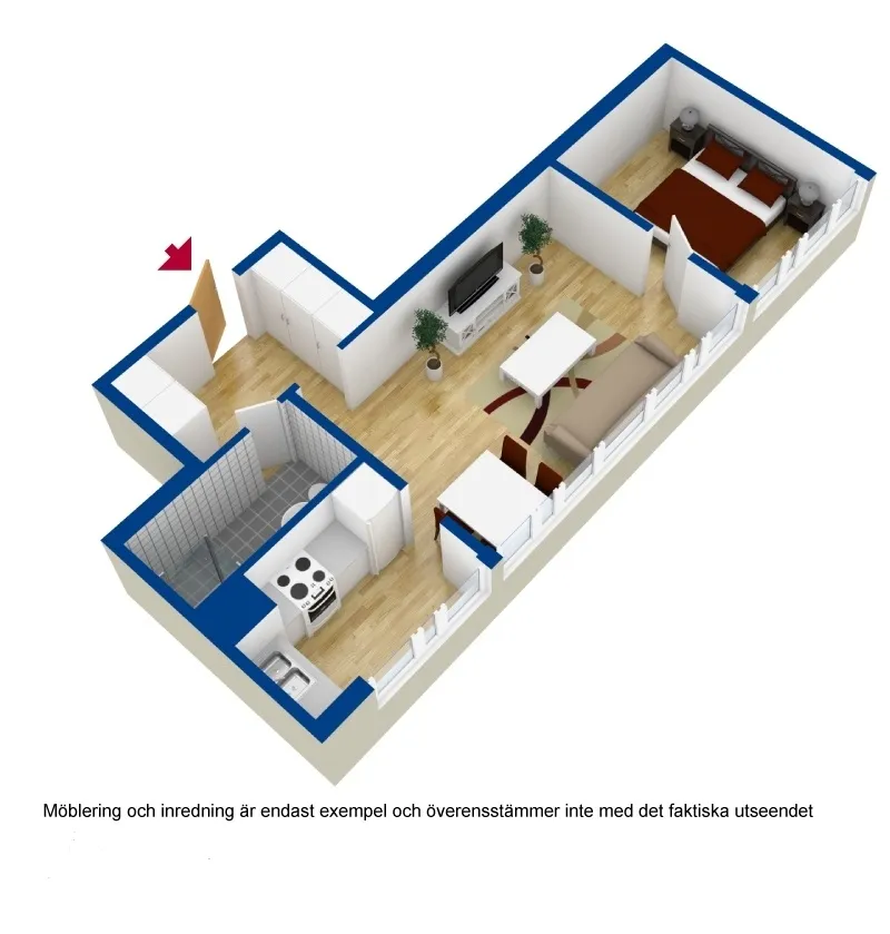 Hyreslägenhet på Västerås i vasteras