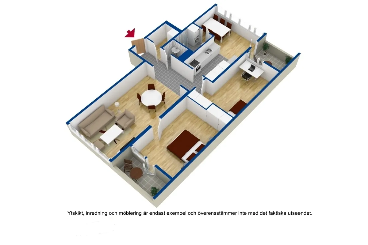 Hyreslägenhet på Västerås i vasteras