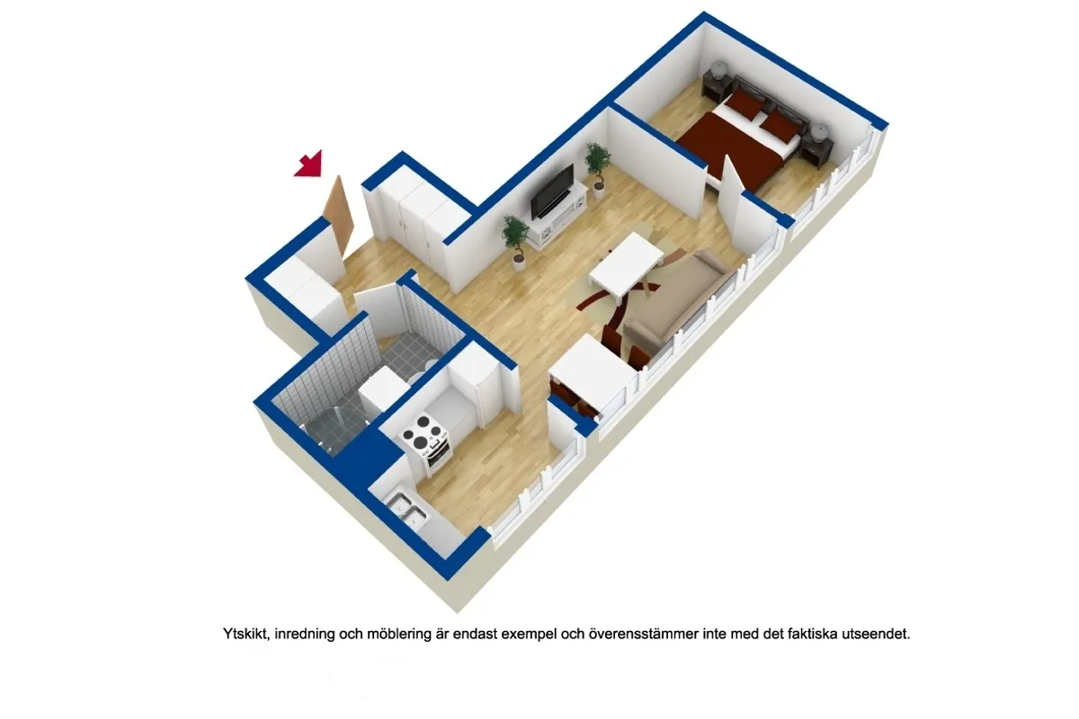 Hyreslägenhet på Västerås i vasteras