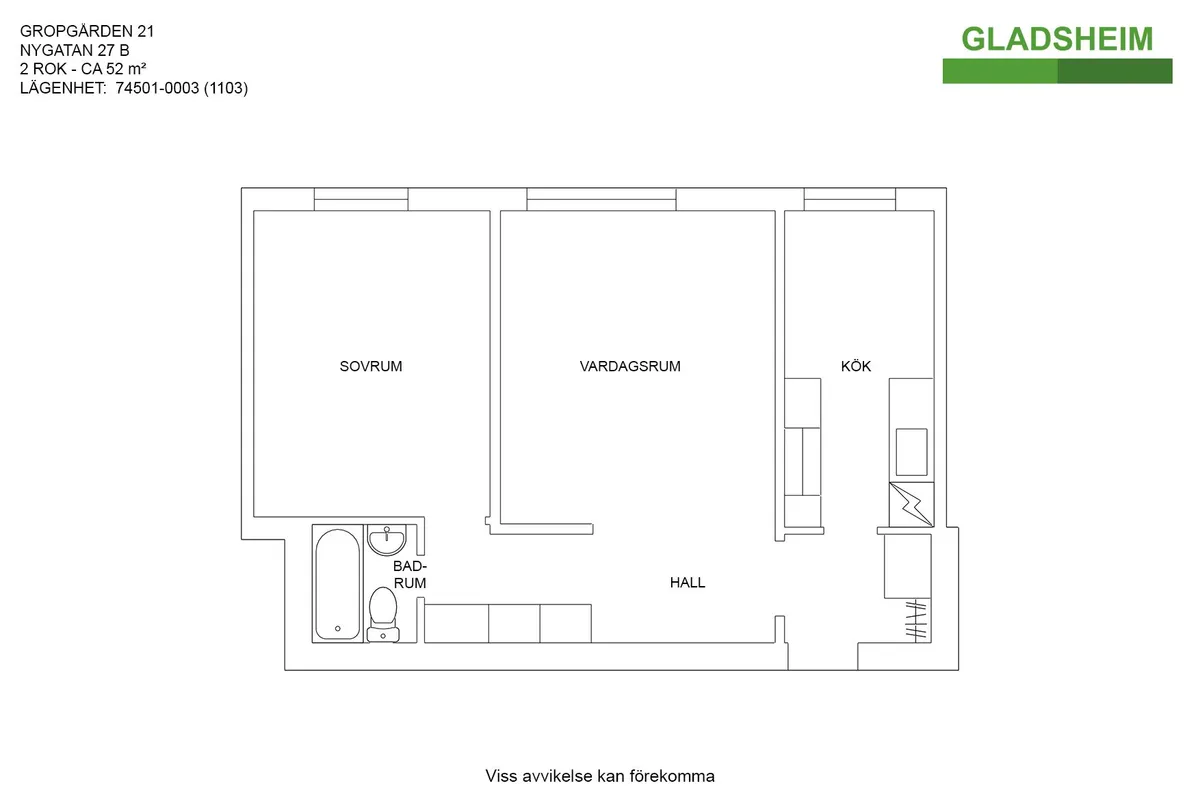 Hyreslägenhet på Arboga i arboga