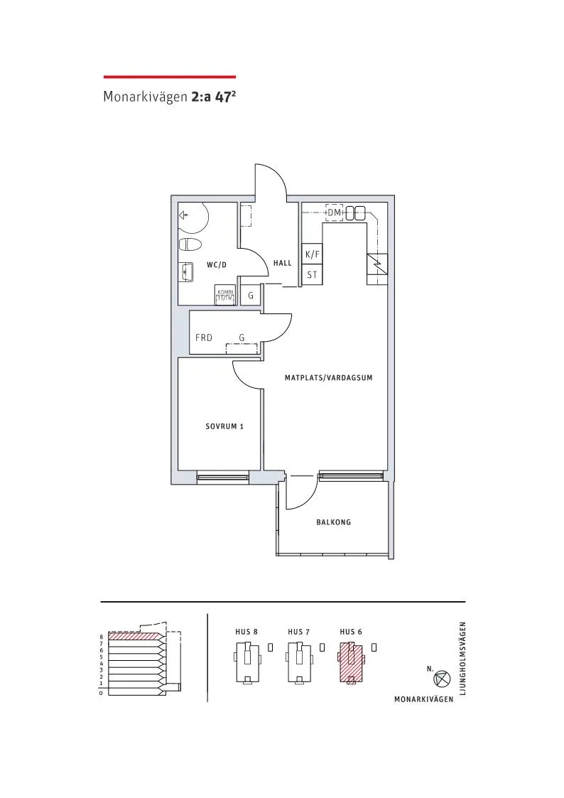 Hyreslägenhet på Falkenberg i falkenberg
