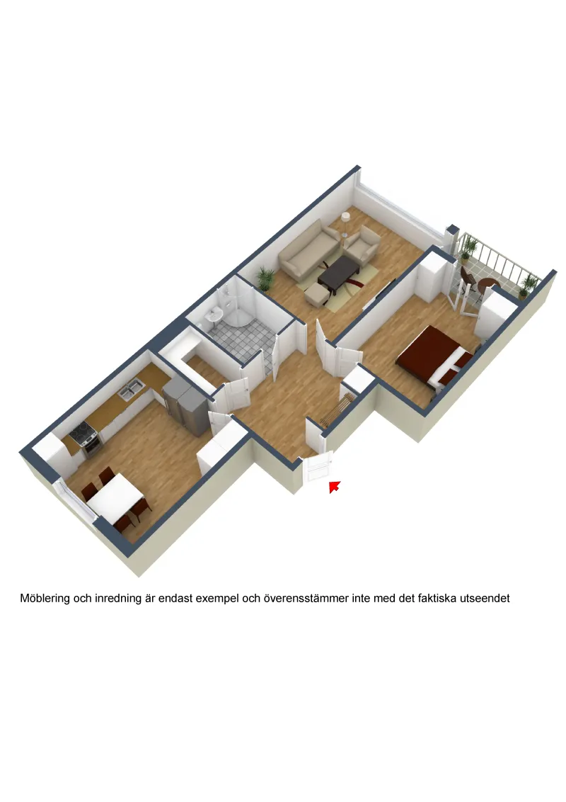 Hyreslägenhet på Skövde i skovde