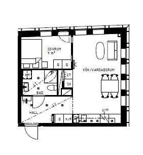 Hyreslägenhet på Stockholm i stockholm