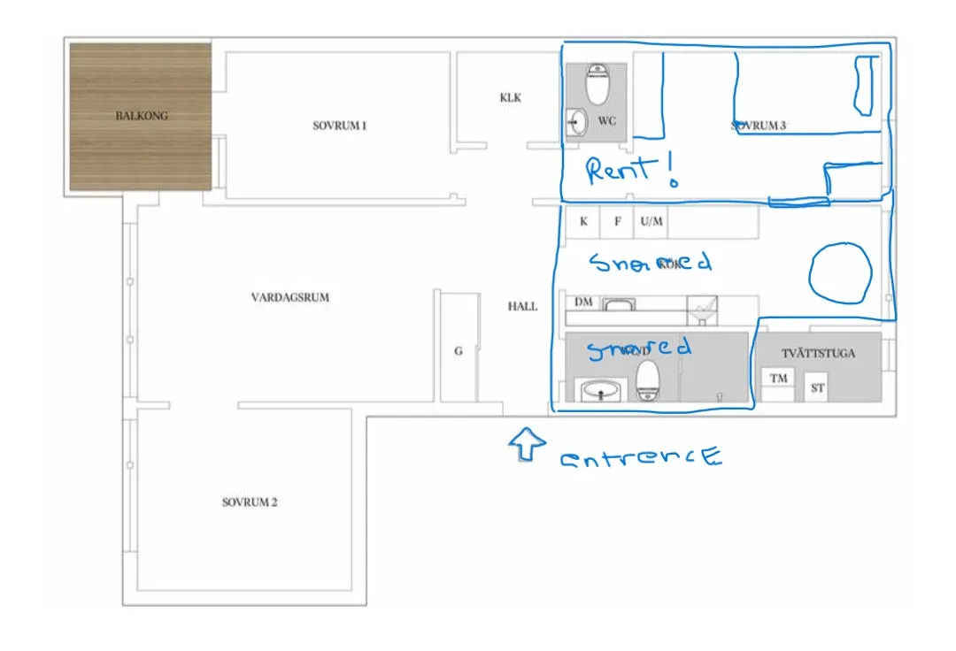 Hyreslägenhet på Göteborg i goteborg