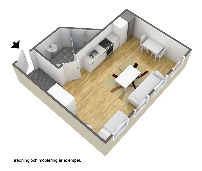 Hyreslägenhet på Borås i boras