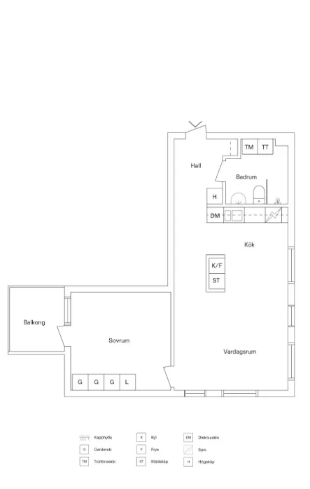 Hyreslägenhet på Stockholm i stockholm