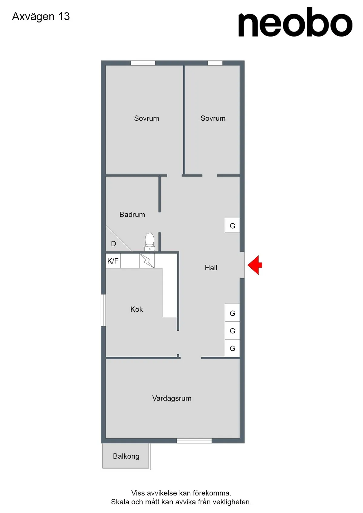 Hyreslägenhet på Sundsvall i sundsvall