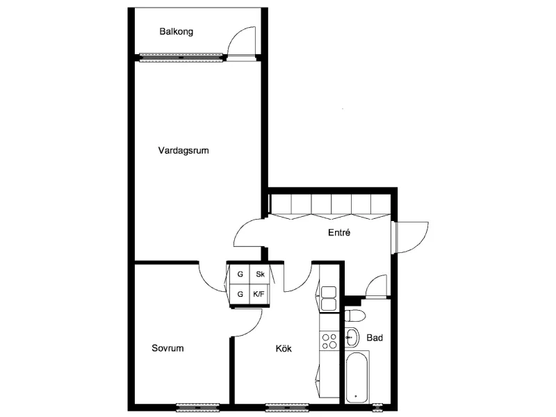 Hyreslägenhet på Karlstad i karlstad