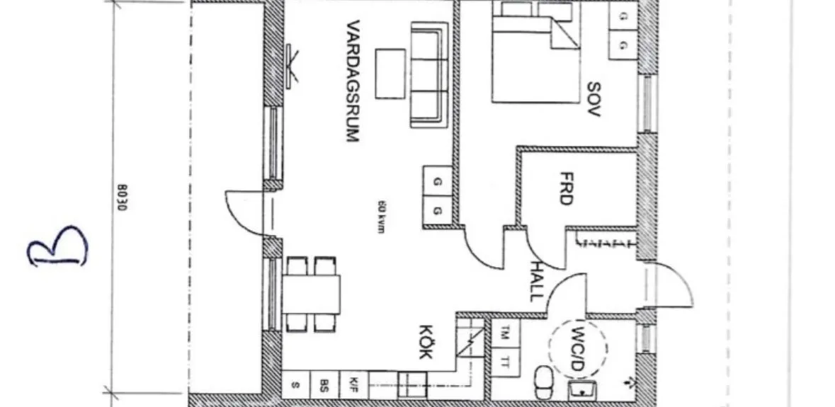 Hyreslägenhet på Halmstad i halmstad