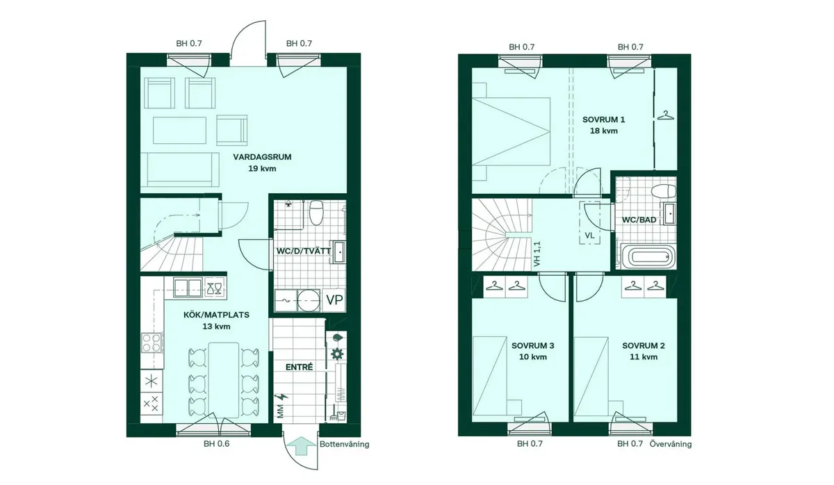 Hyreslägenhet på Sigtuna i sigtuna