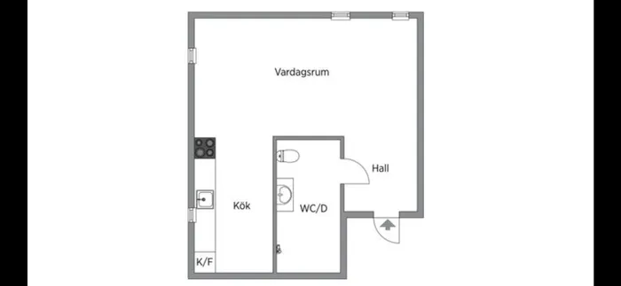 Hyreslägenhet på Bro i bro