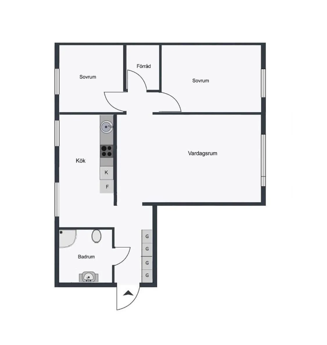 Hyreslägenhet på Malmö i malmo