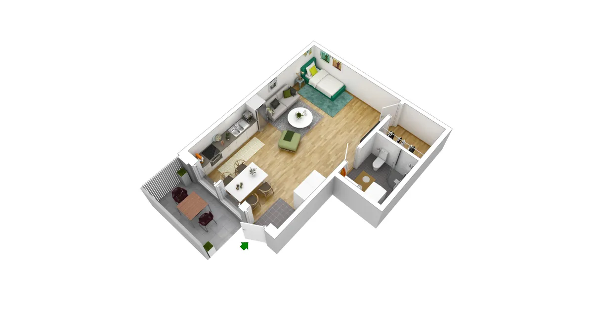 Hyreslägenhet på Borås i boras