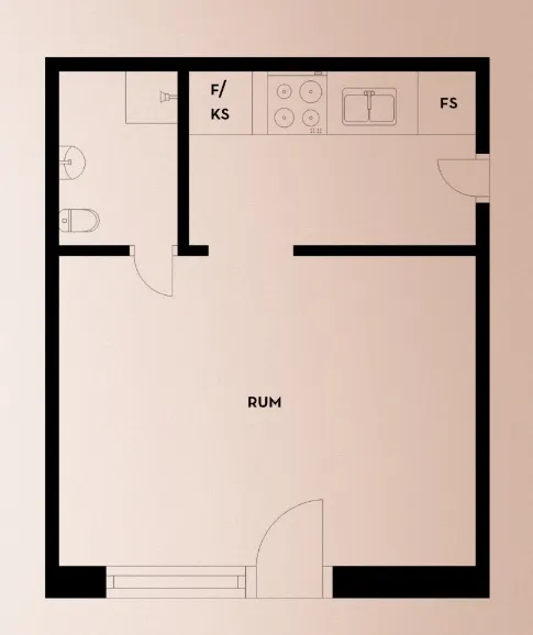 Hyreslägenhet på Nyköping i nykoping