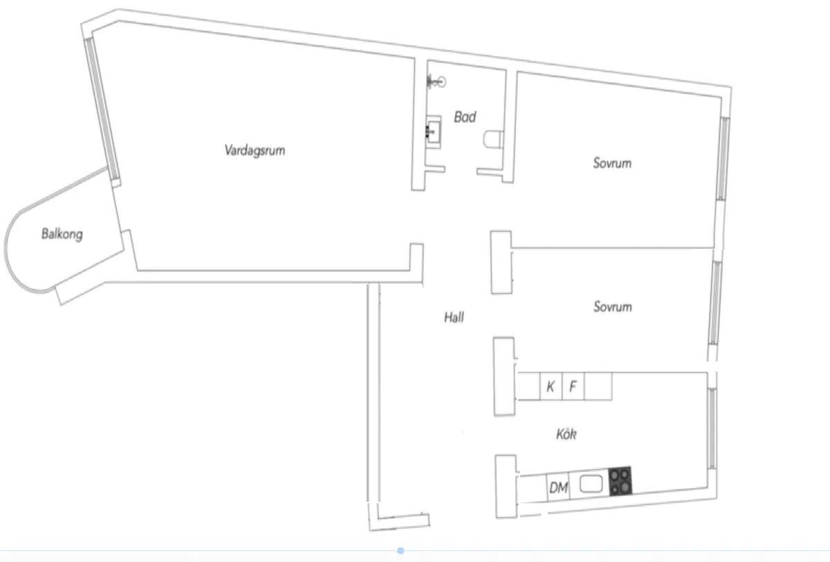 Hyreslägenhet på Malmö i malmo