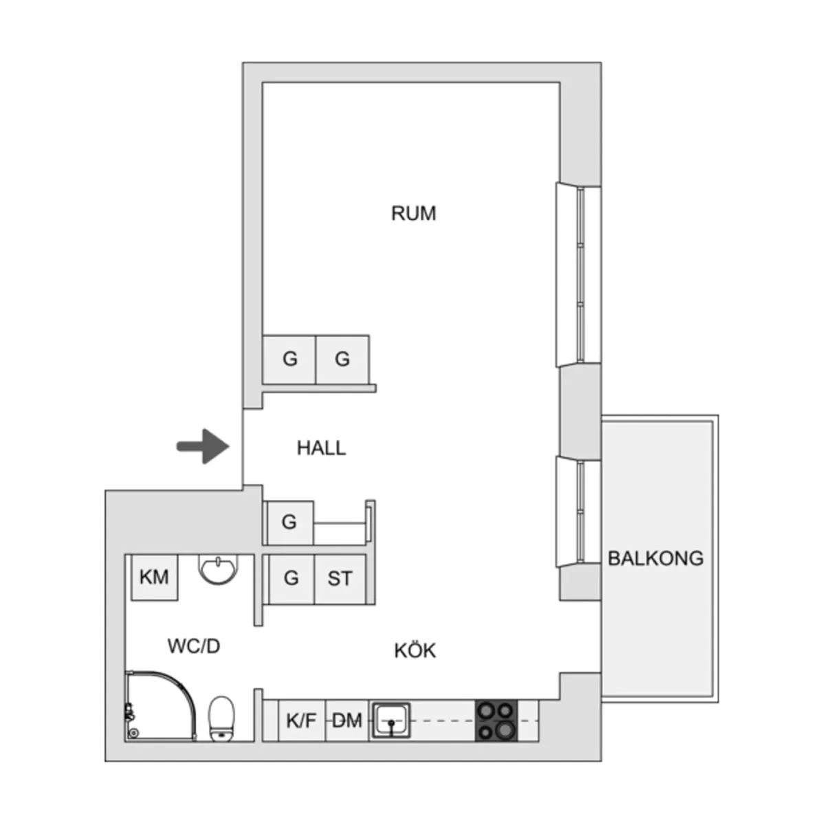 Hyreslägenhet på Göteborg i goteborg