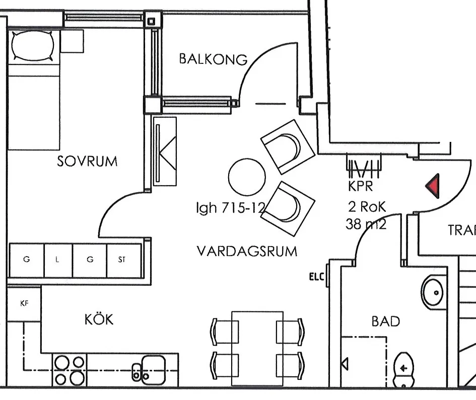 Hyreslägenhet på Kalmar i kalmar