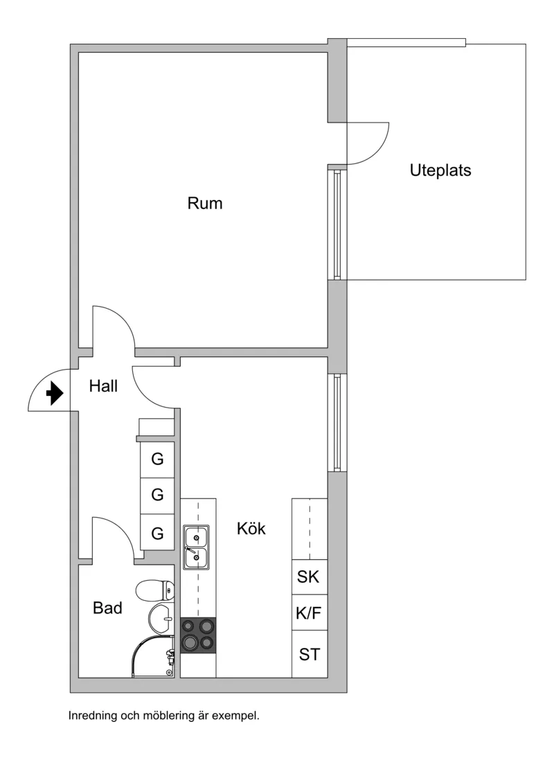 Hyreslägenhet på Halmstad i halmstad