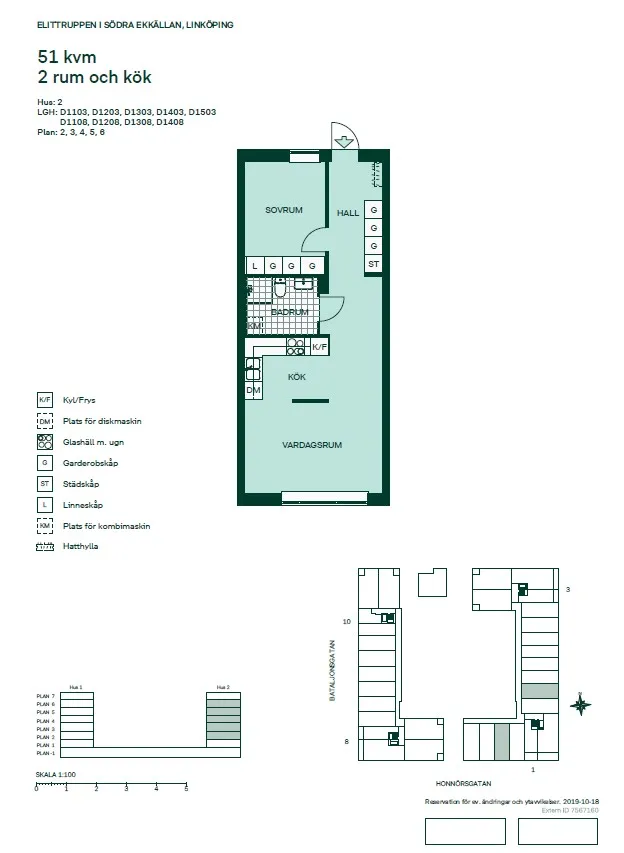 Hyreslägenhet på Linköping i linkoping